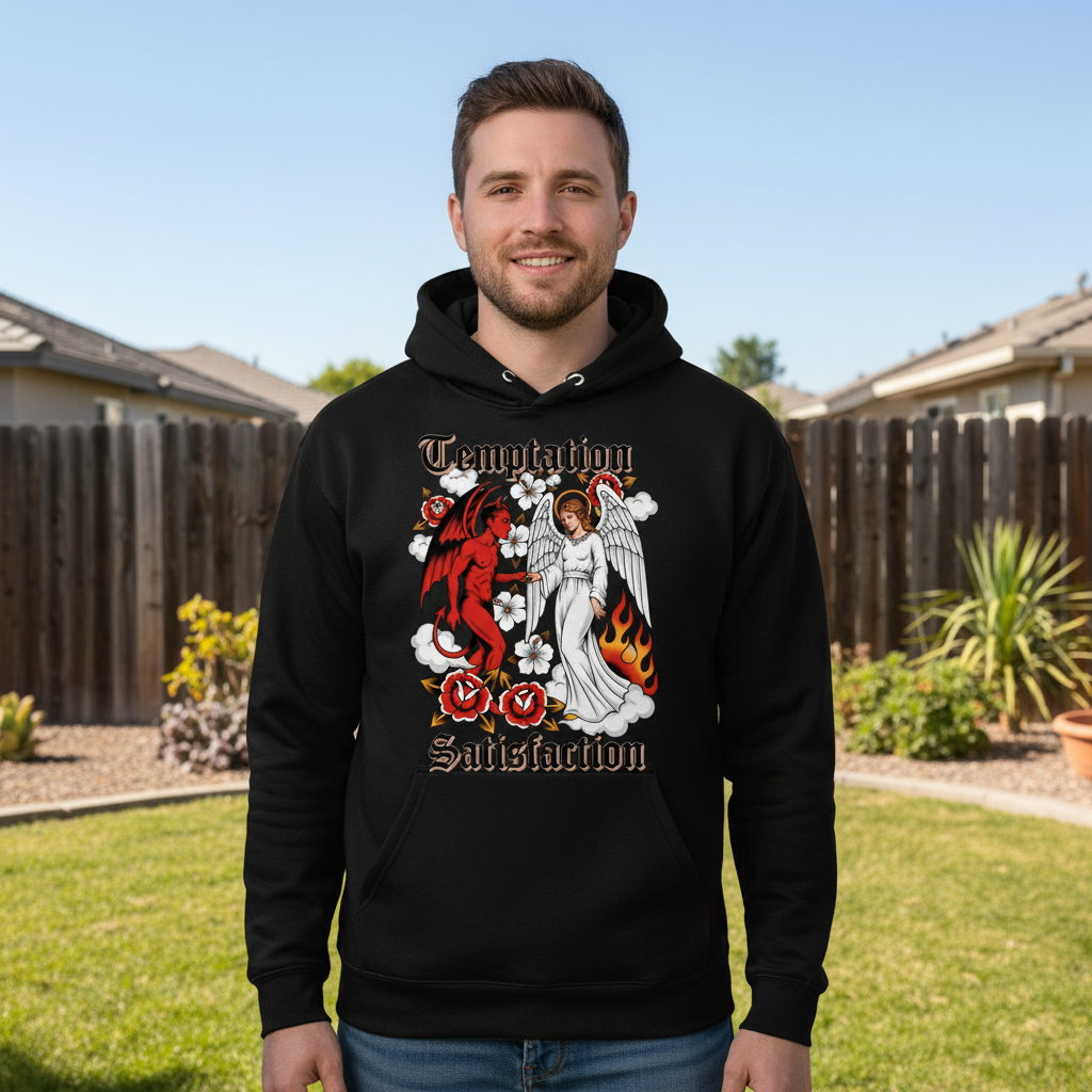 Temptation satisfaction Premium Pullover Hoodie