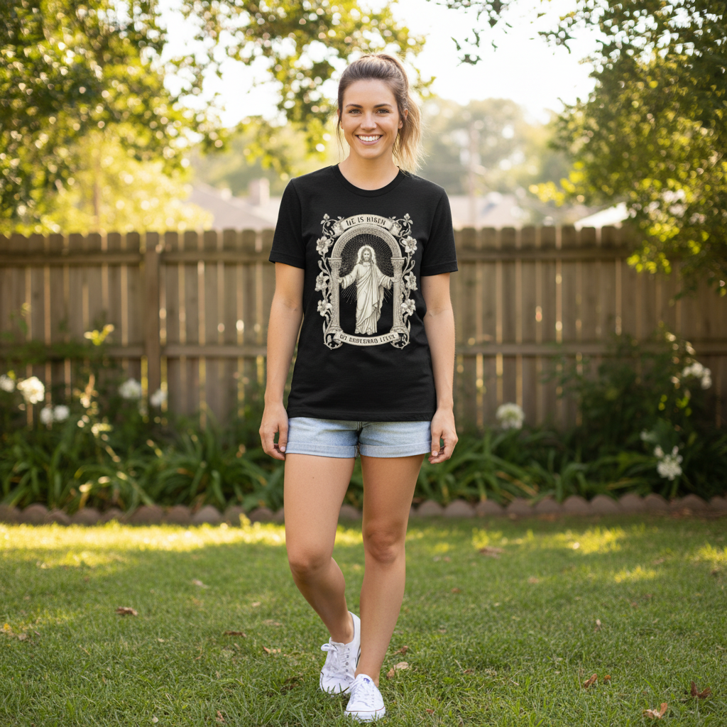He is risen my redeemer lives Premium Crewneck T-shirt