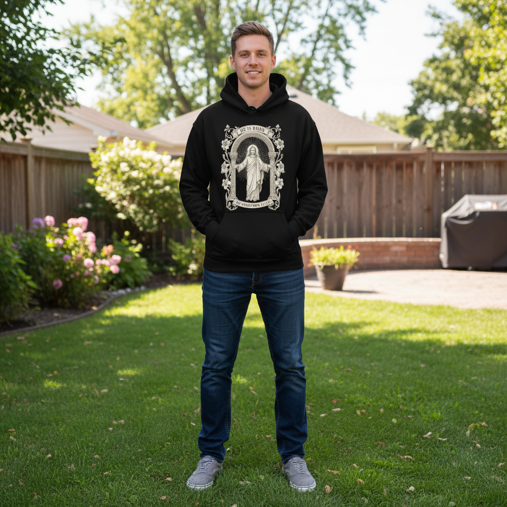 He is risen my redeemer lives Premium Pullover Hoodie