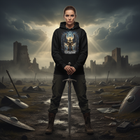 For we wrestle against flesh and blood (1) Premium Pullover Hoodie