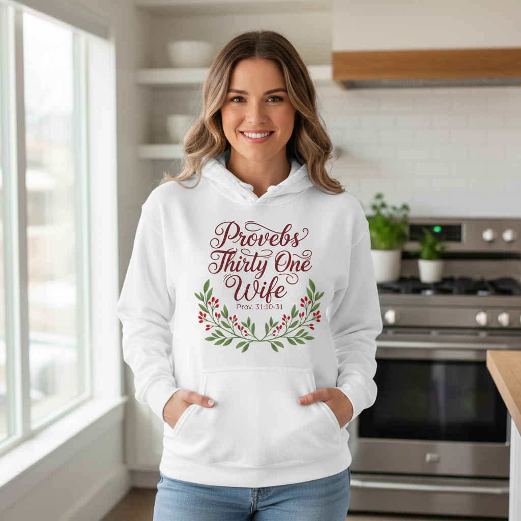 Proverbs thirty-one wife Premium Pullover Hoodie