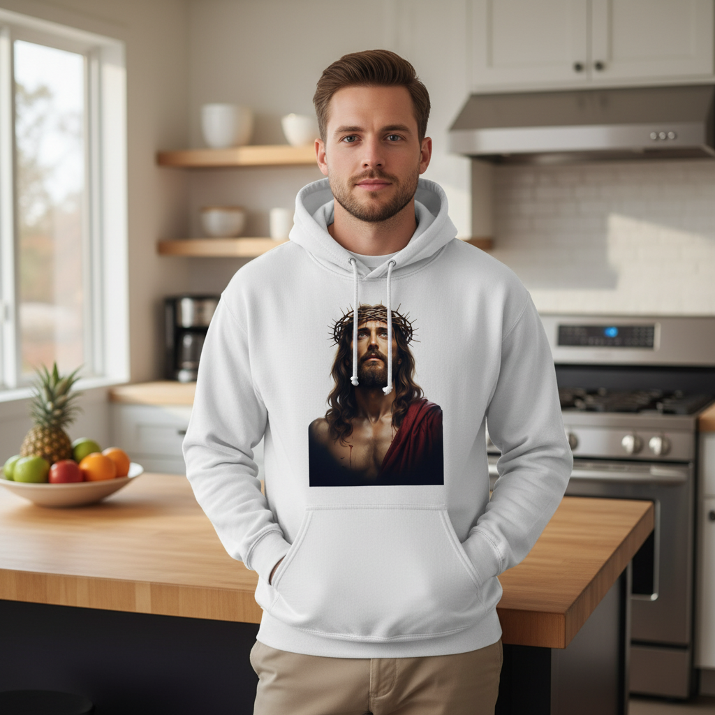 Jesus Face (1) Premium Pullover Hoodie
