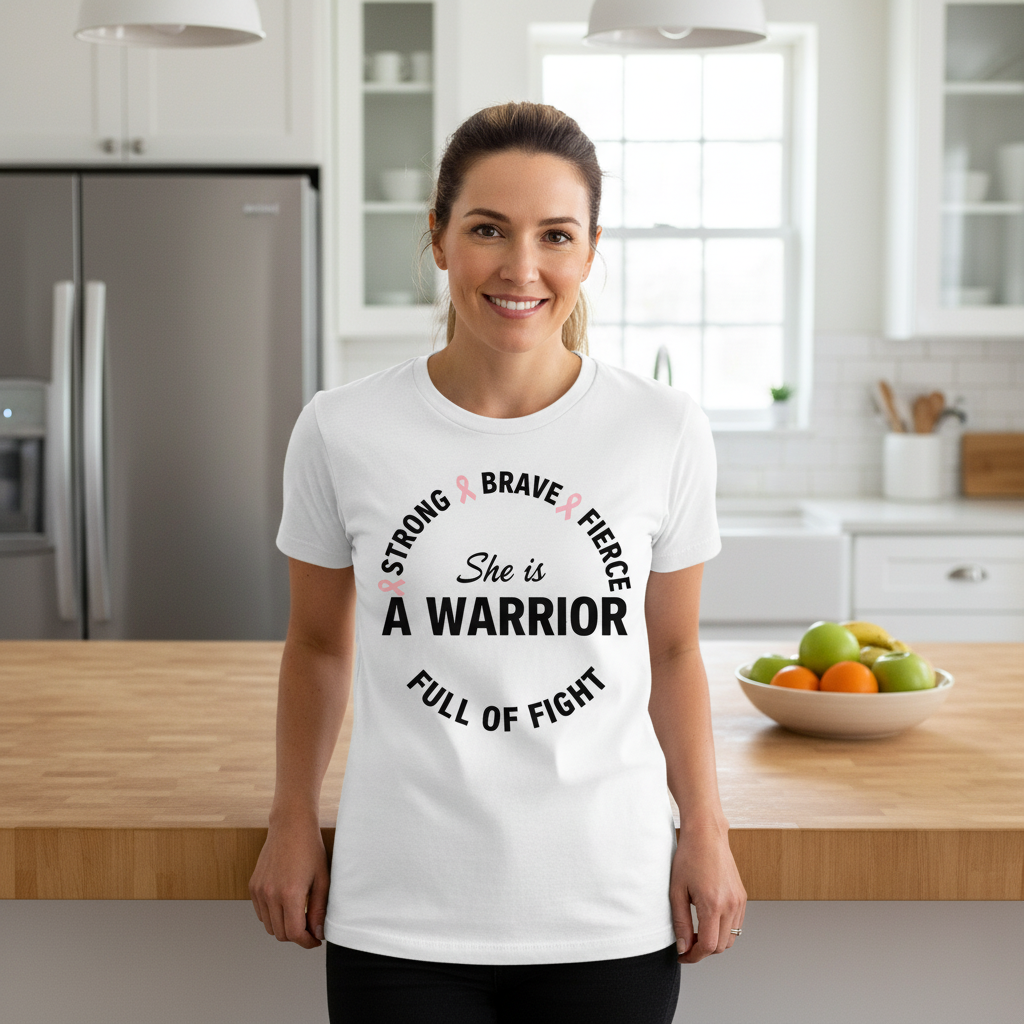 She is a warrior Premium Crewneck T-shirt