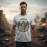 Strength in his armor Premium Crewneck T-shirt