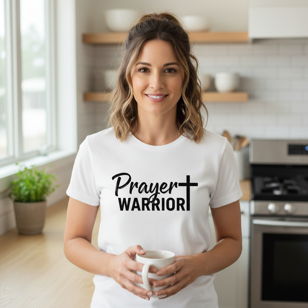 Prayer warrior (2) Premium Crewneck T-shirt
