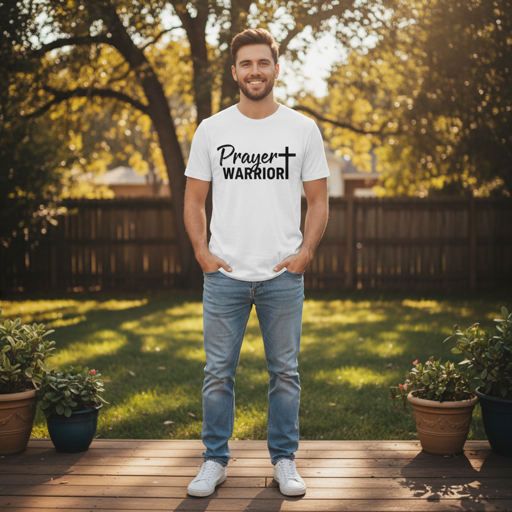 Prayer warrior (2) Premium Crewneck T-shirt