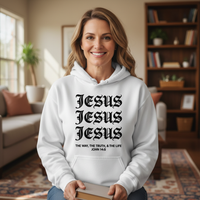 Jesus Jesus Jesus the way the truth and the life  Premium Pullover Hoodie