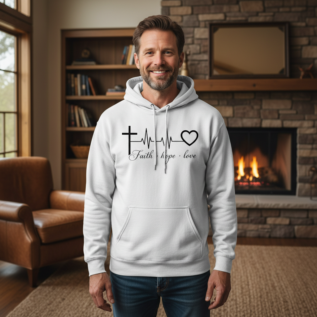 Faith Hope Love Premium Pullover Hoodie