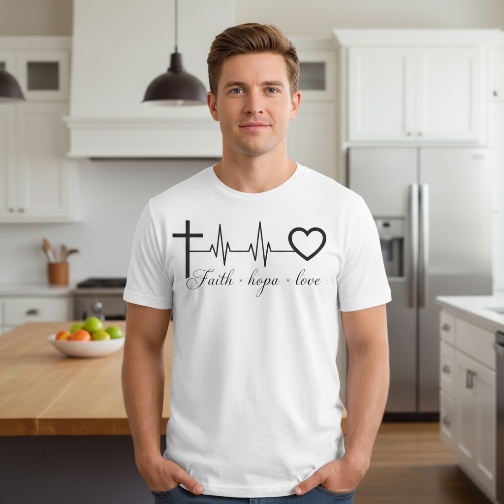 Faith Hope Love Premium Crewneck T-shirt