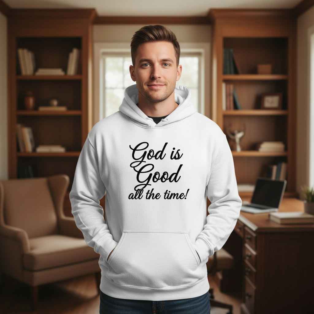 God is good all the time Premium Pullover Hoodie