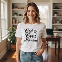 God is good all the time Premium Crewneck T-shirt