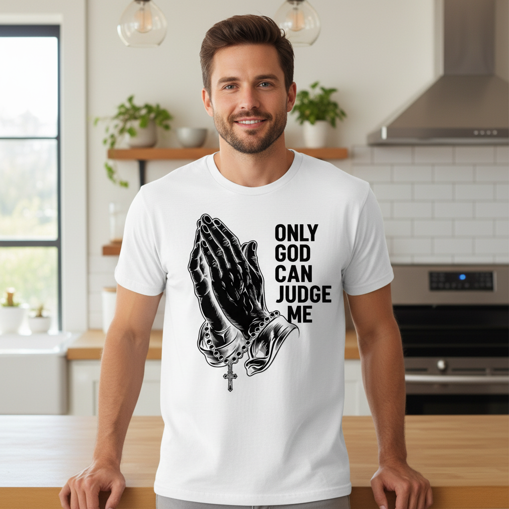Only God can judge me Premium Crewneck T-shirt