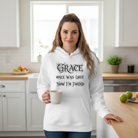 Grace once was lost now I’m found Premium Pullover Hoodie