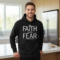 Faith over fear Premium Pullover Hoodie