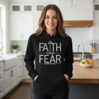 Faith over fear Premium Pullover Hoodie