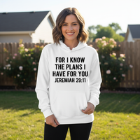 For I know the plans I have for you Premium Pullover Hoodie