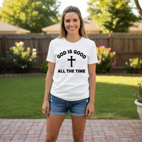 God is good all the time Premium Crewneck T-shirt