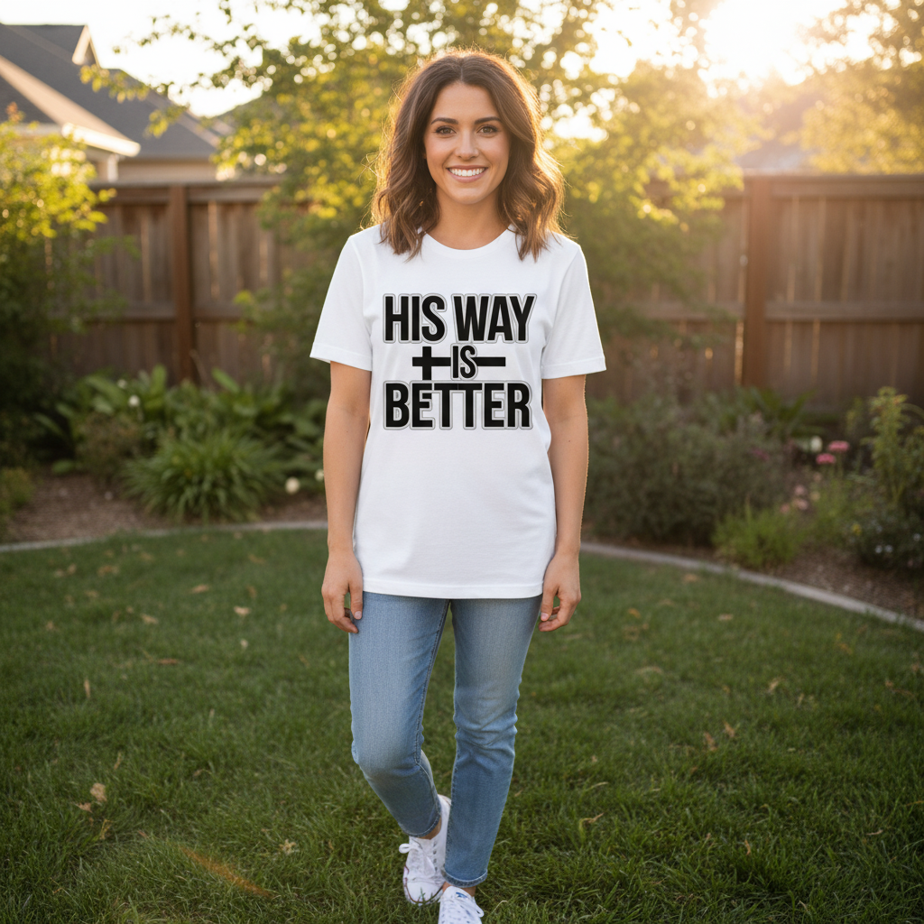 His way is better Premium Crewneck T-shirt