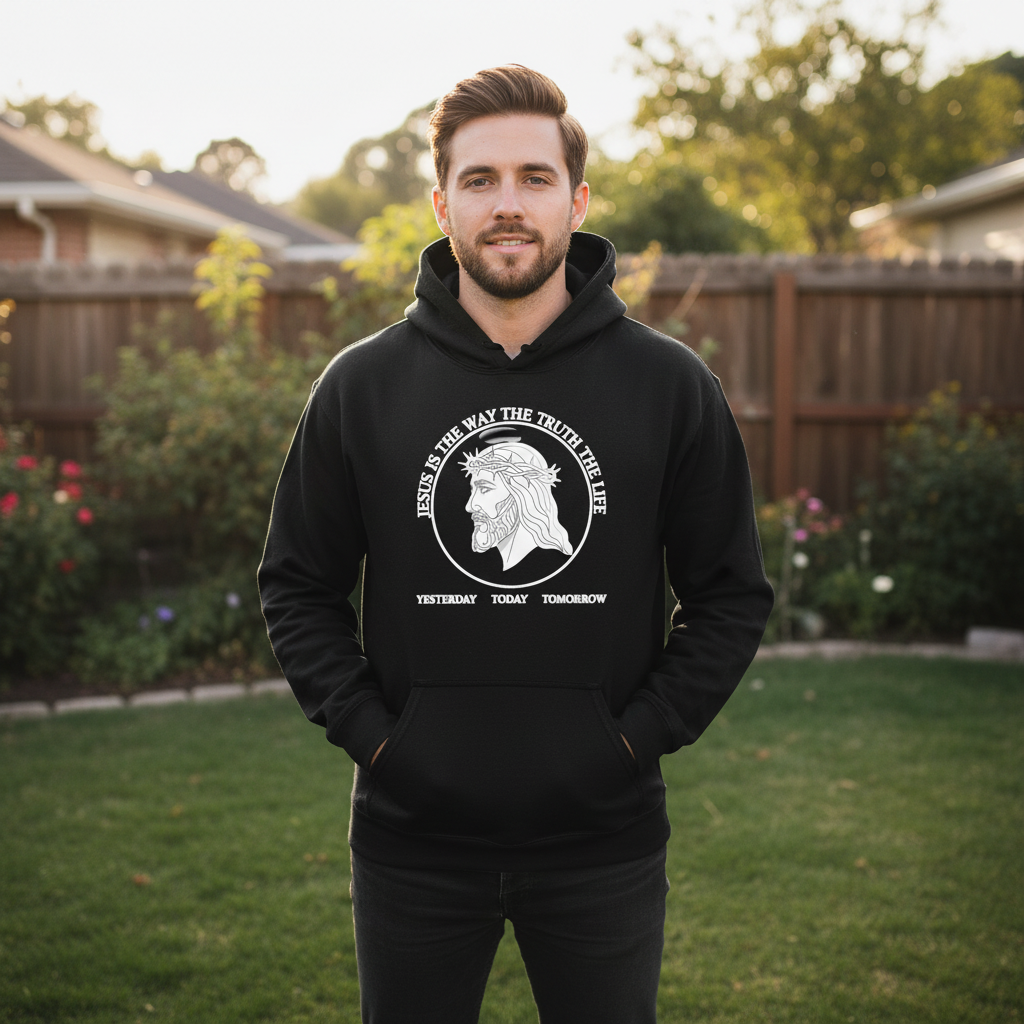Jesus is the way the truth the life Premium Pullover Hoodie