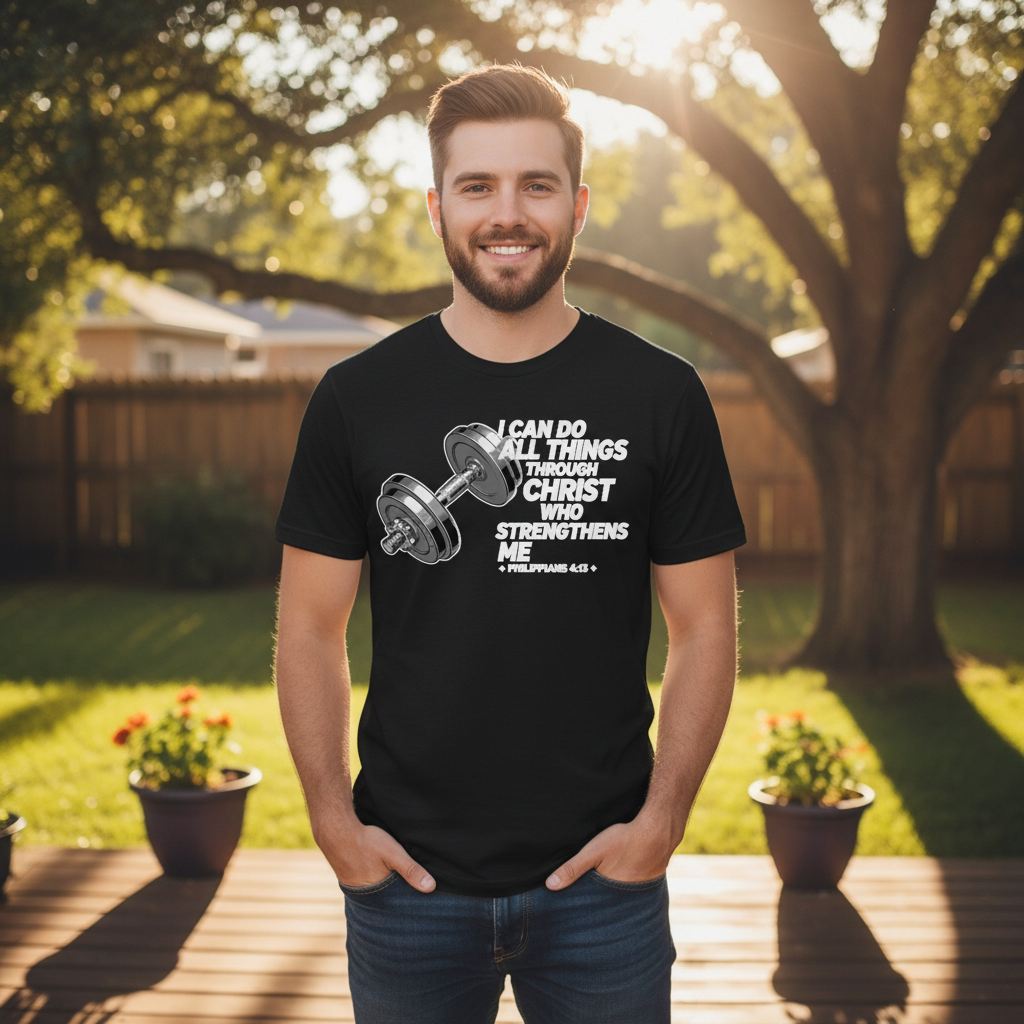 I can do all things through Christ who strengthens me Premium Crewneck T-shirt