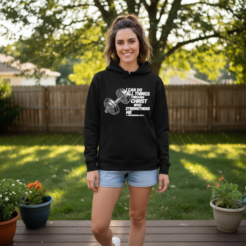 I can do all things through Christ who strengthens me Premium Pullover Hoodie