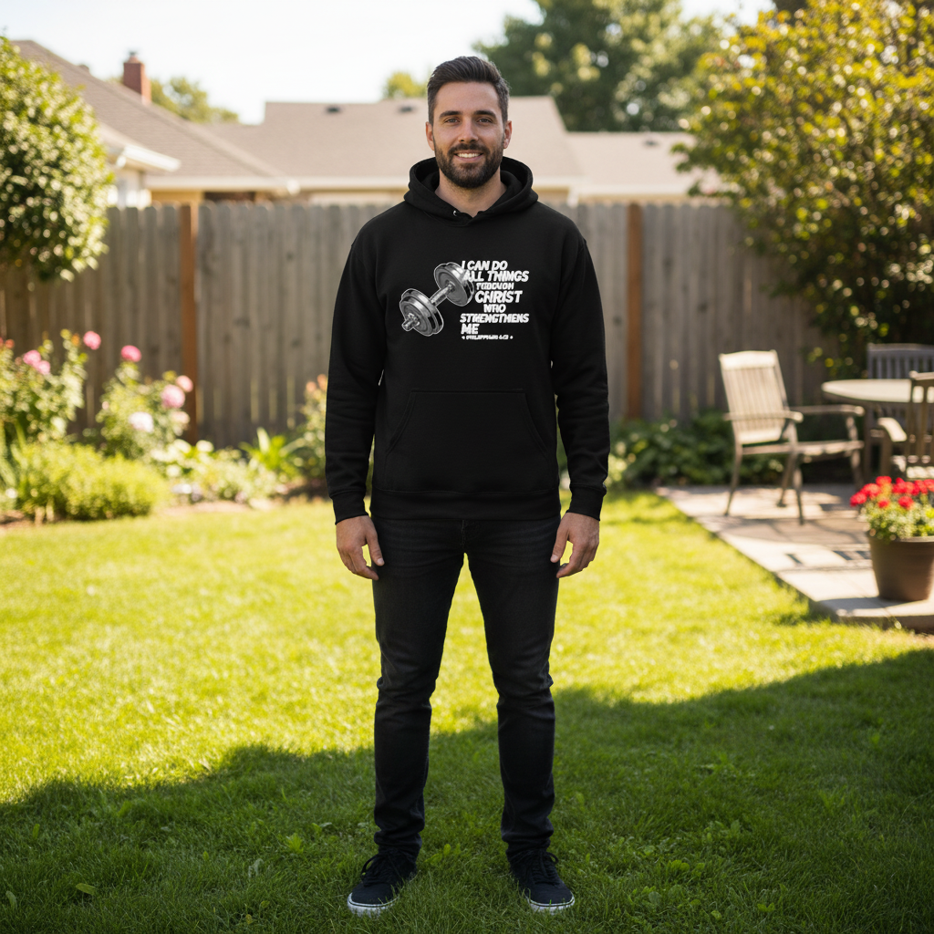 I can do all things through Christ who strengthens me Premium Pullover Hoodie