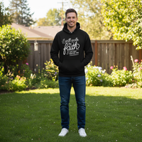 I will walk by faith Premium Pullover Hoodie