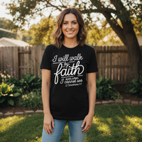 I will walk by faith Premium Crewneck T-shirt