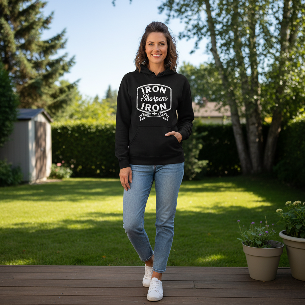 Iron sharpens Iron Premium Pullover Hoodie