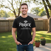 Prayer the ultimate wireless connection Premium Crewneck T-shirt