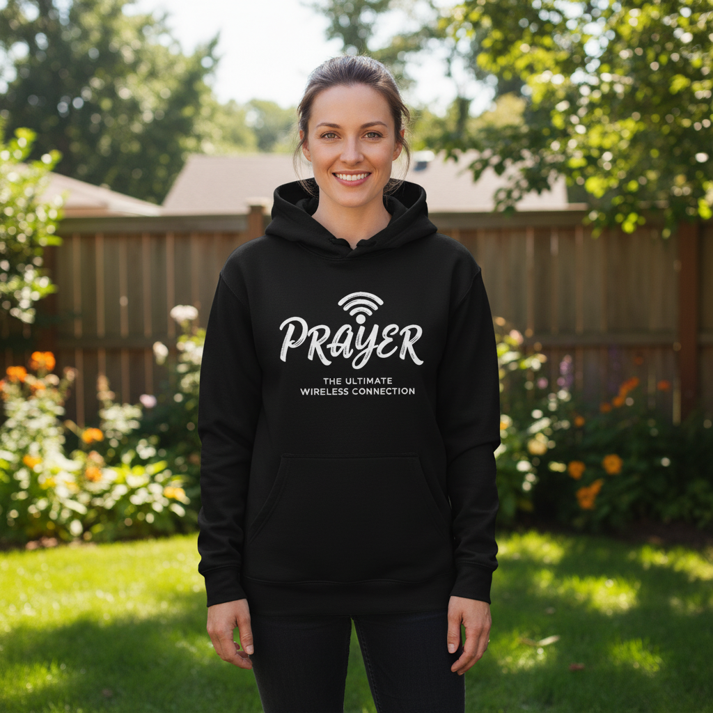 Prayer the ultimate wireless connection Prayer Pullover Hoodie