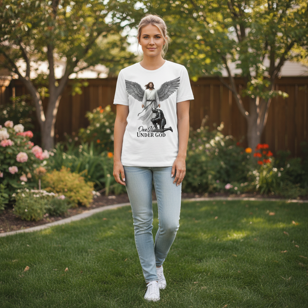 One nation under God Premium Crewneck T-shirt