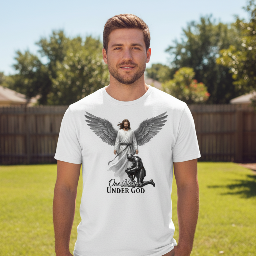 One nation under God Premium Crewneck T-shirt