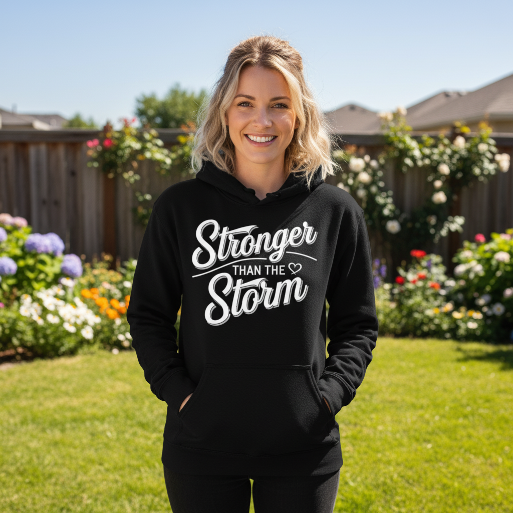 Stronger than the storm Premium Pullover Hoodie