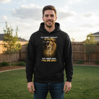The enemy thought he had me but Jesus said you are mine Premium Pullover Hoodie