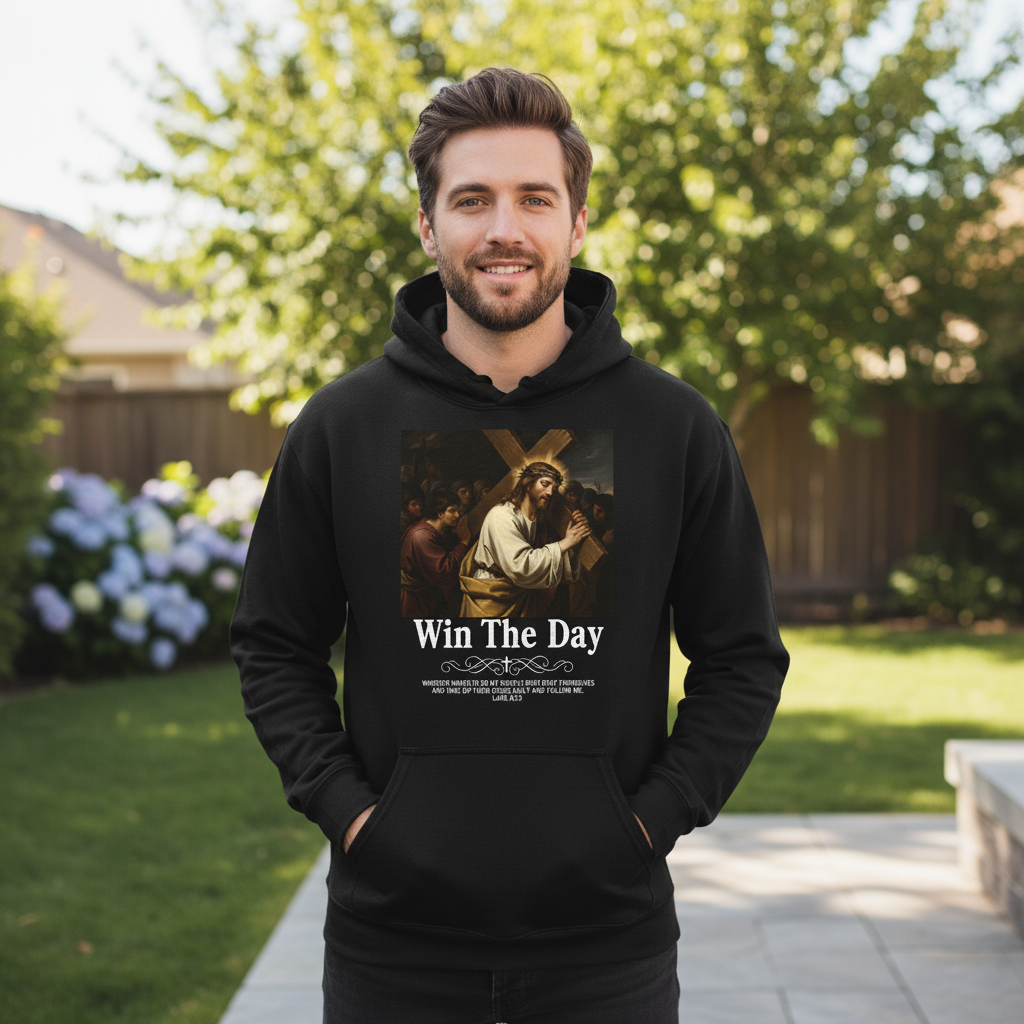 Win the day Premium Pullover Hoodie