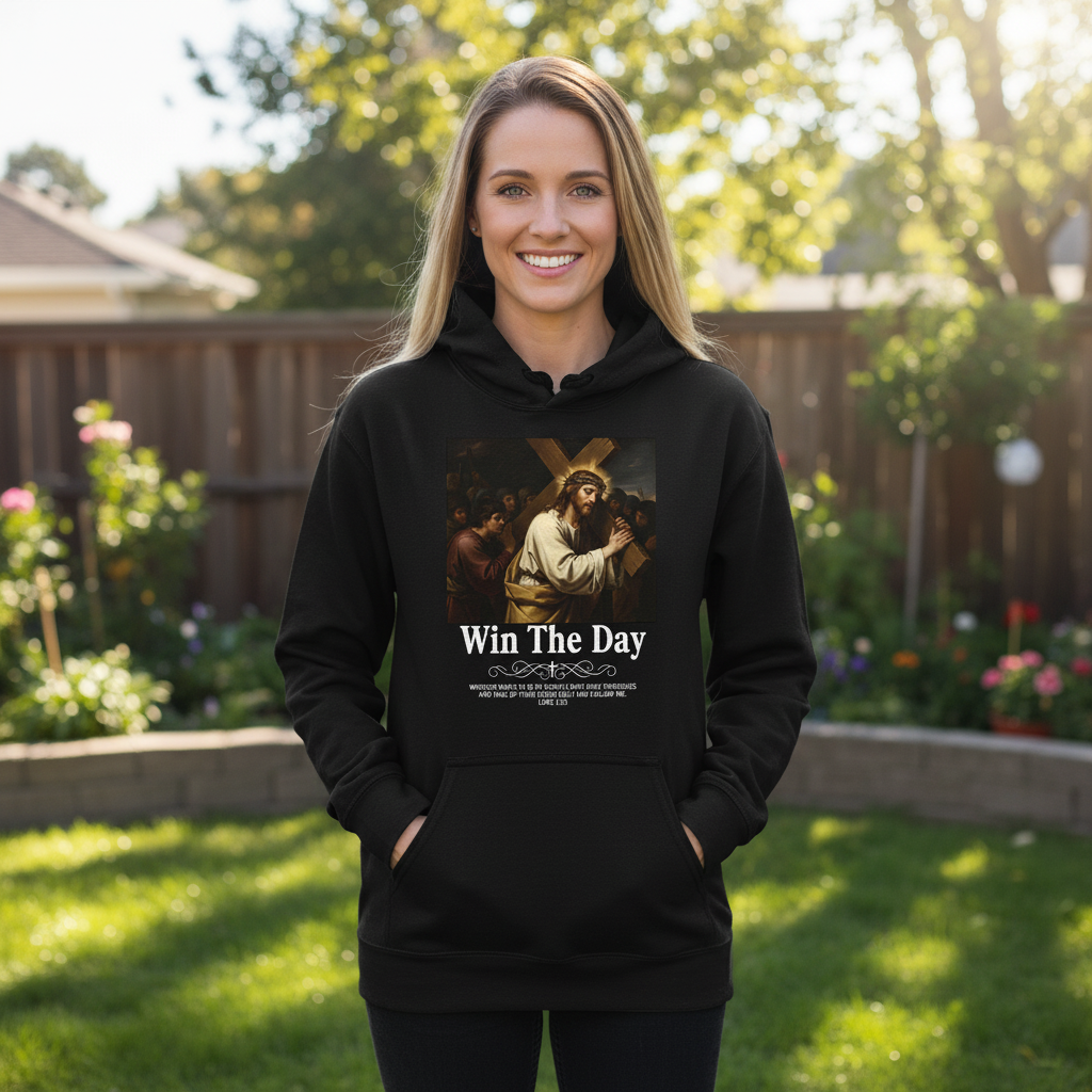 Win the day Premium Pullover Hoodie