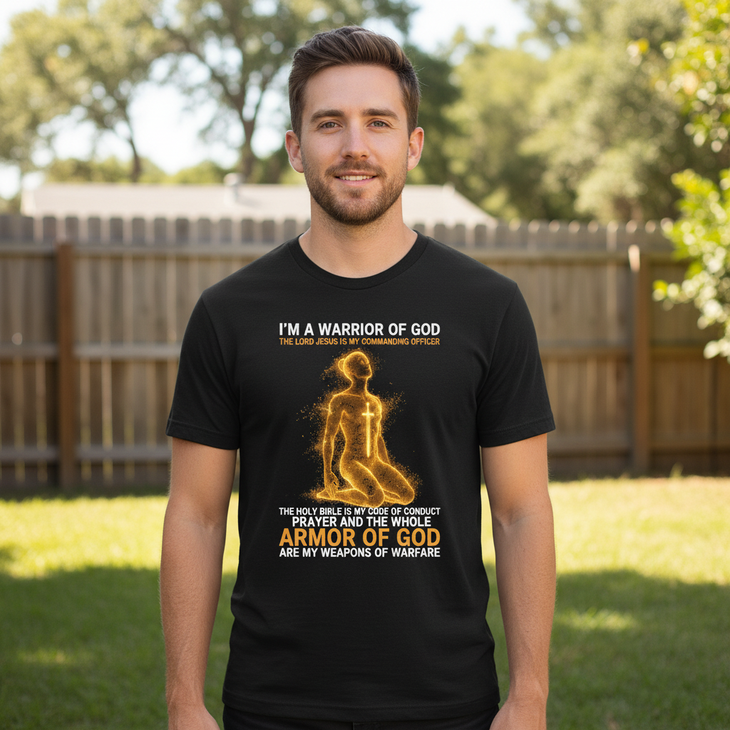 I'm a warrior of God Premium Crewneck T-shirt
