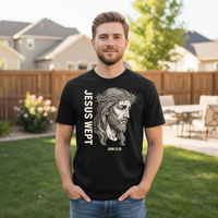 Jesus wept Premium Crewneck T-shirt
