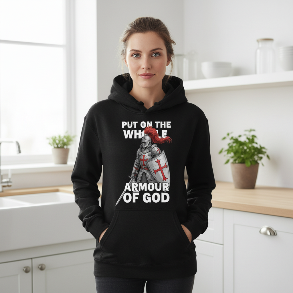 Put on the whole armour of God Premium Pullover Hoodie