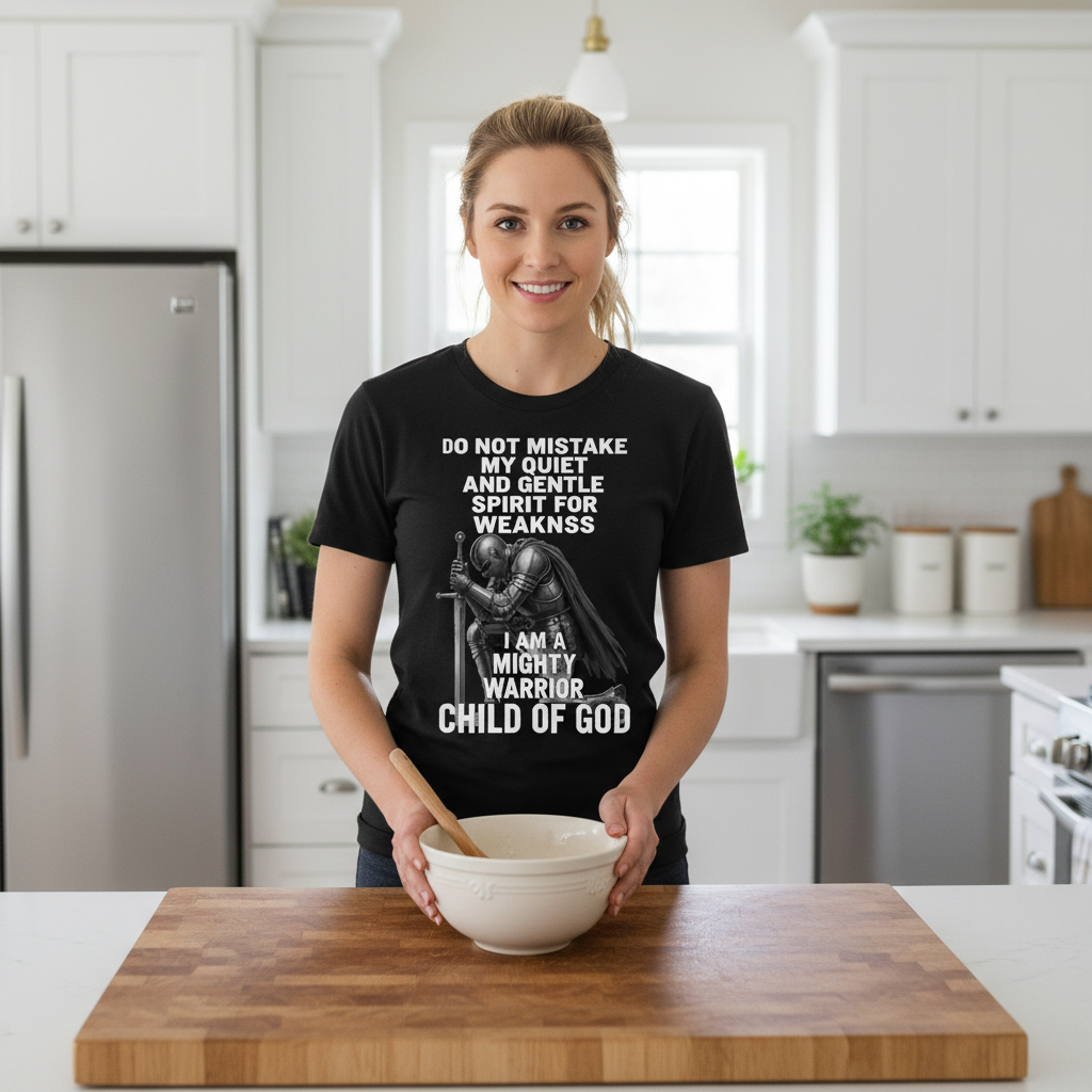 Do not mistake my quiet and gentle spirit for weakness Premium Crewneck T-shirt