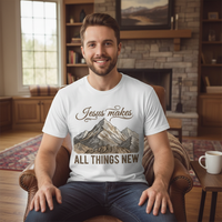 Jesus makes all things new Premium Crewneck T-shirt