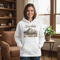 Jesus makes all things new Premium Pullover Hoodie