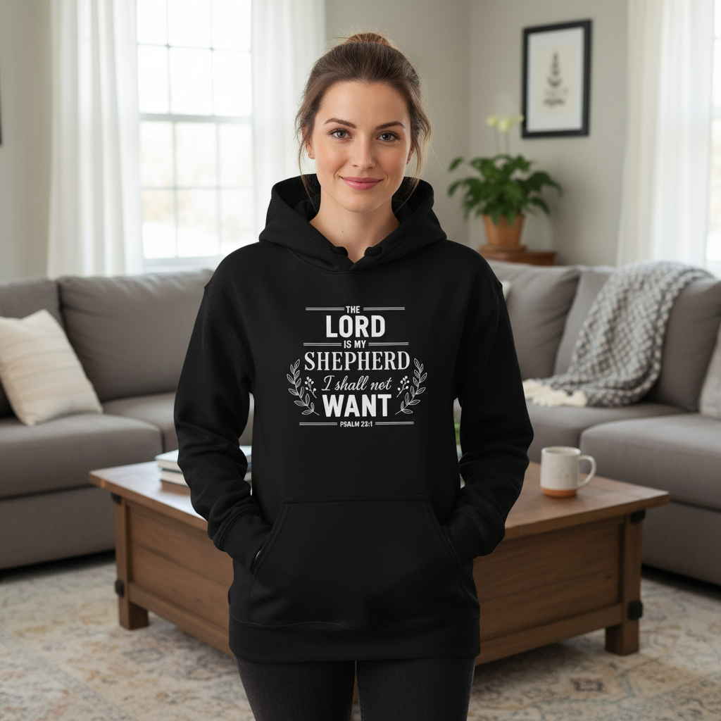The lord is my shepherd I shall not want Premium Pullover Hoodie