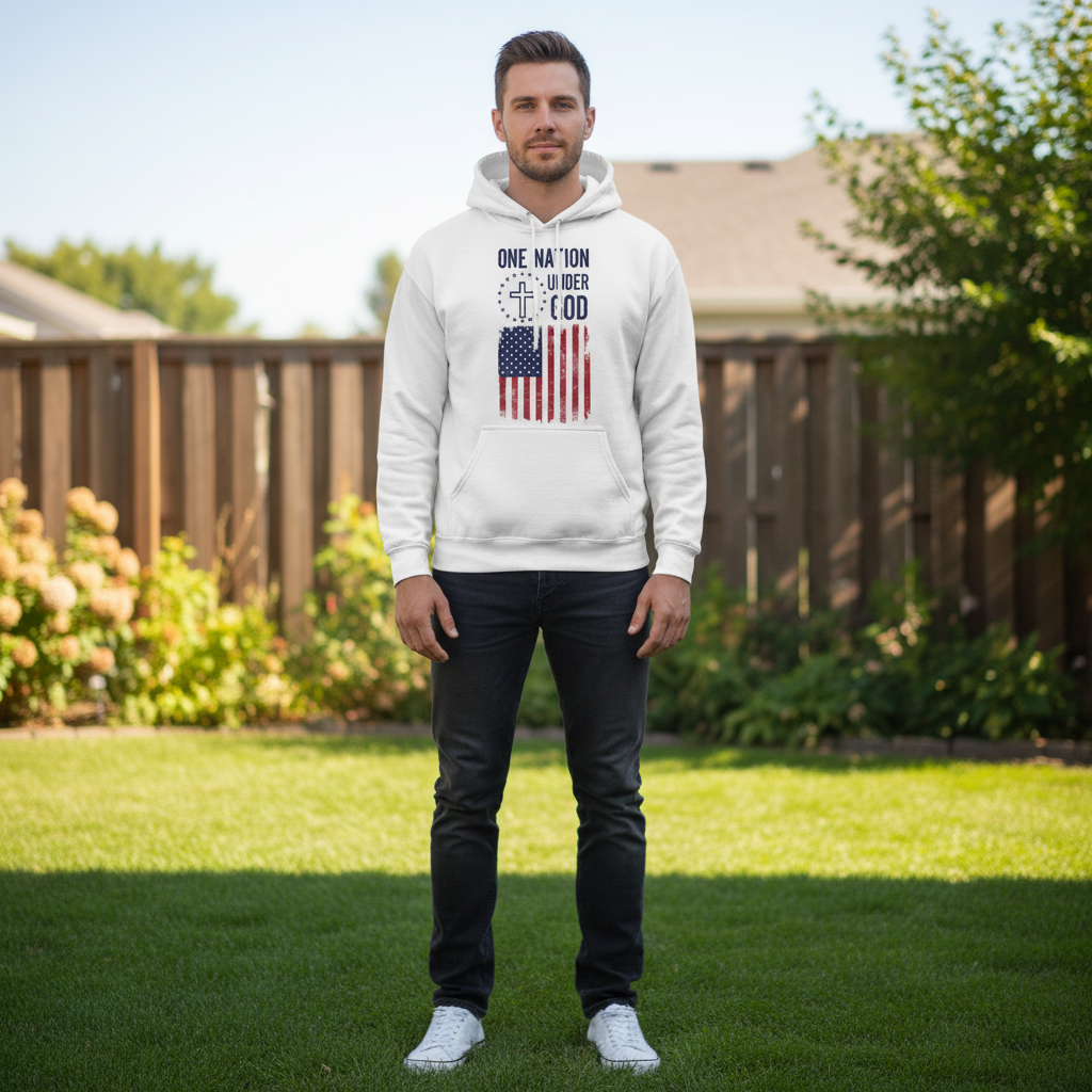 One nation under God Premium Pullover Hoodie