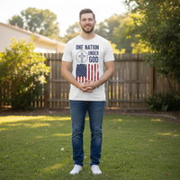 One nation under God Premium Unisex Crewneck T-shirt