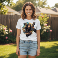 Jesus carrying cross Premium Unisex Crewneck T-shirt