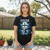 Focus on me not the storm Premium Unisex Crewneck T-shirt