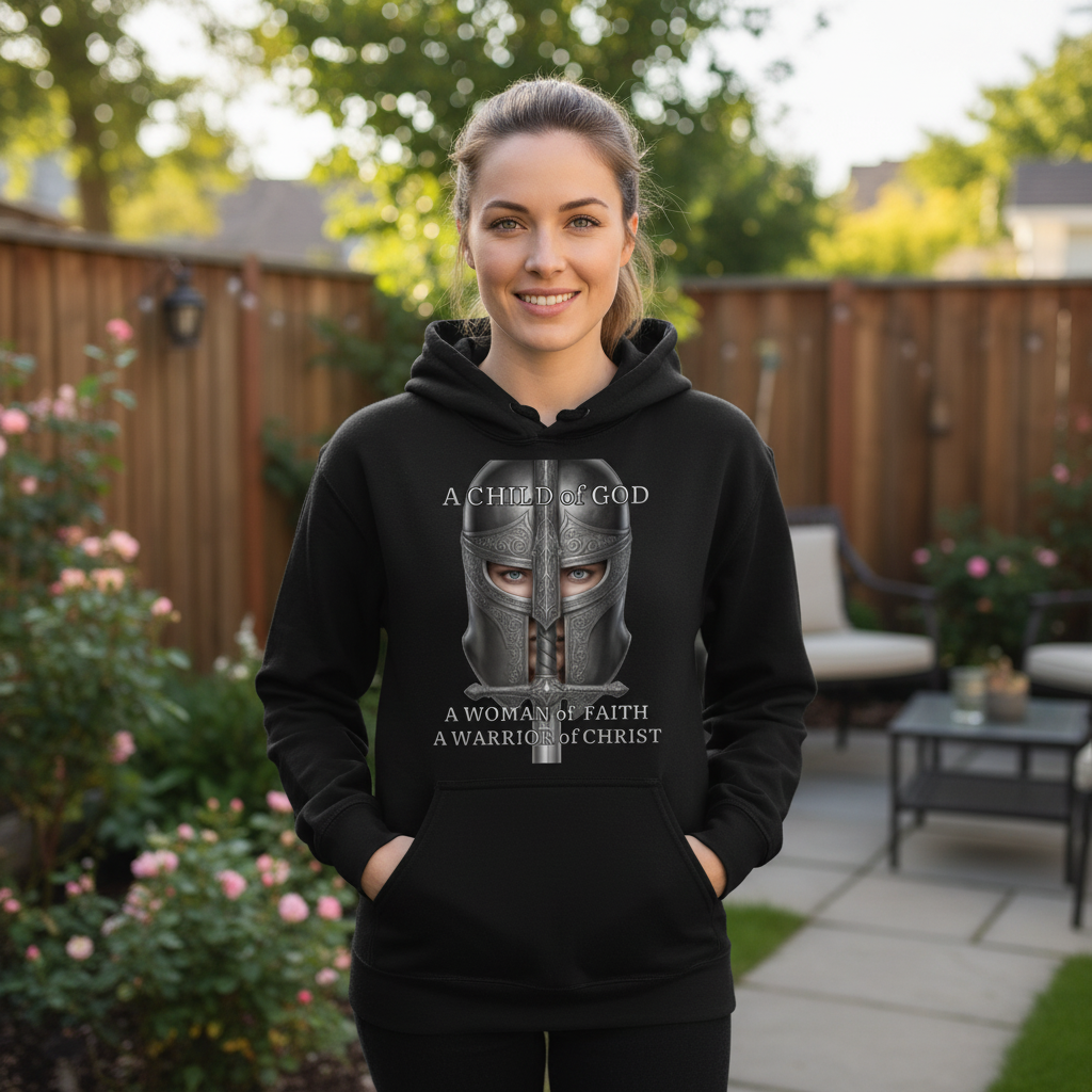 A child of God A woman of faith Premium Pullover Hoodie