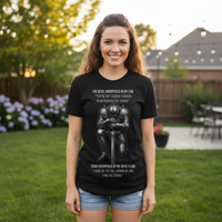 The devil whispered in my ear Premium Unisex Crewneck T-shirt